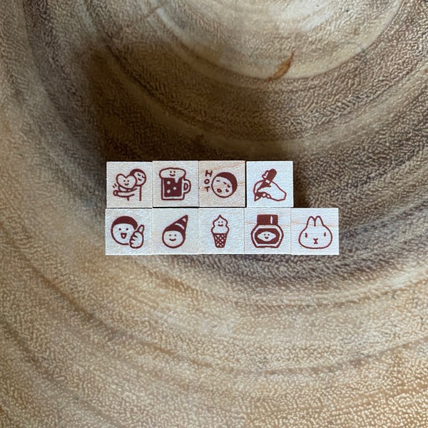 Littlelu Mini Stamps - 1.5 x 1.5 cm – Desk Gems