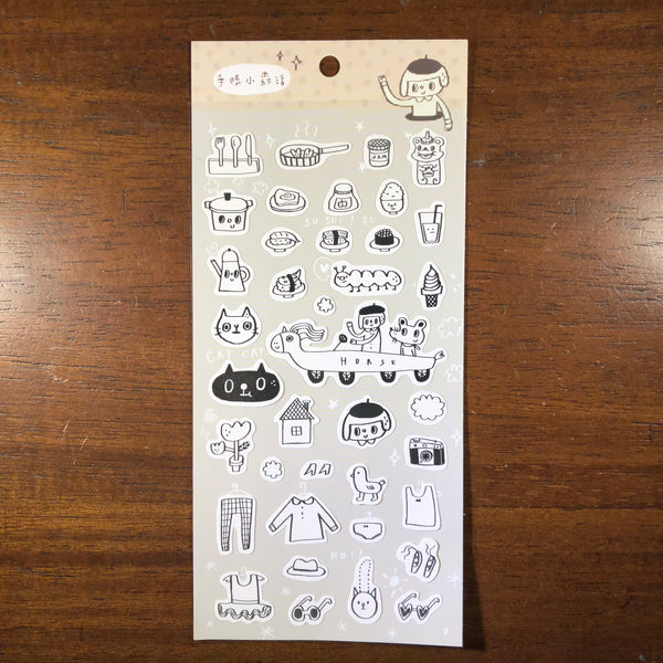 Morita Sticker, Journal Series  森田，手帳系列– a blank note