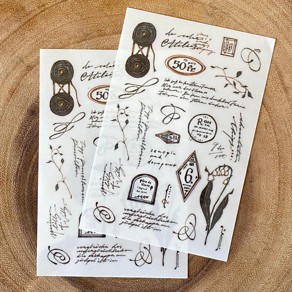 Ours Print-On Transfer Sticker, 2019 Winter | Ours 轉印貼紙, 2019冬系列