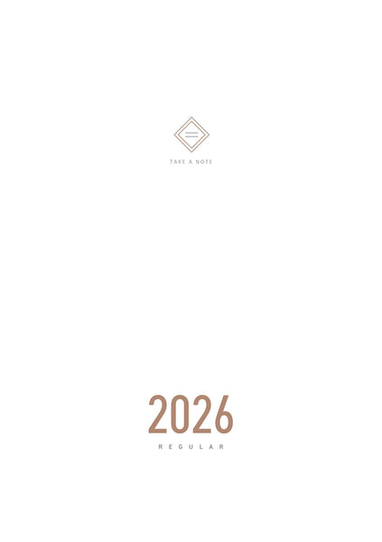 Pre-order | Take A Note 2026 Regular Planner A5 English Ver.