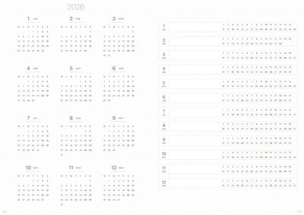 Pre-order | Take A Note 2026 Medium Weeks Planner B6
