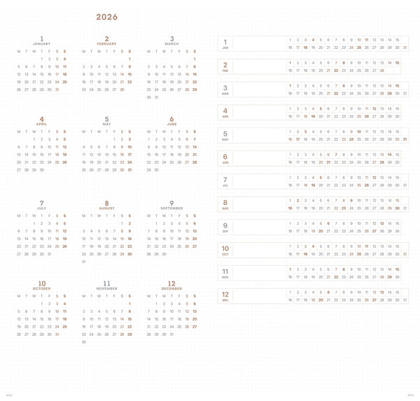 Pre-order | Take A Note 2026 SLIM Biweek Planner