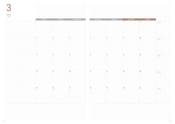 Pre-Order | 預售 Take A Note 2024 Regular Planner English Ver. | Take A Note 2024 英文版日誌