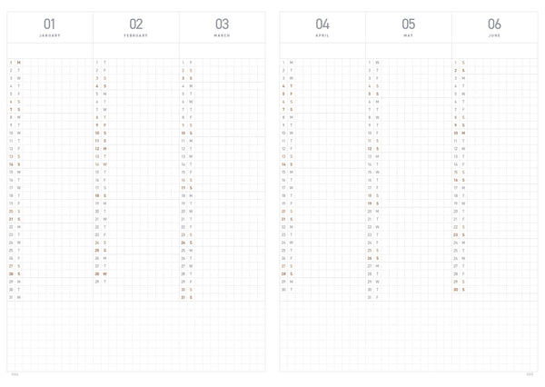 Pre-Order | 預售 Take A Note 2024 Mini Planner Bilingual Ver. | Take A Note 2024 雙語版日誌