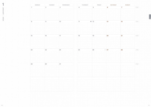 Pre-Order | 預售 Take A Note 2024 Medium Planner NEW Ver. | Take A Note 2024 全新版日誌