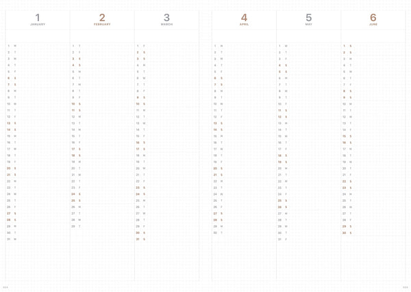 Take A Note 2024 Medium Planner NEW Ver. | Take A Note 2024 全新版日誌