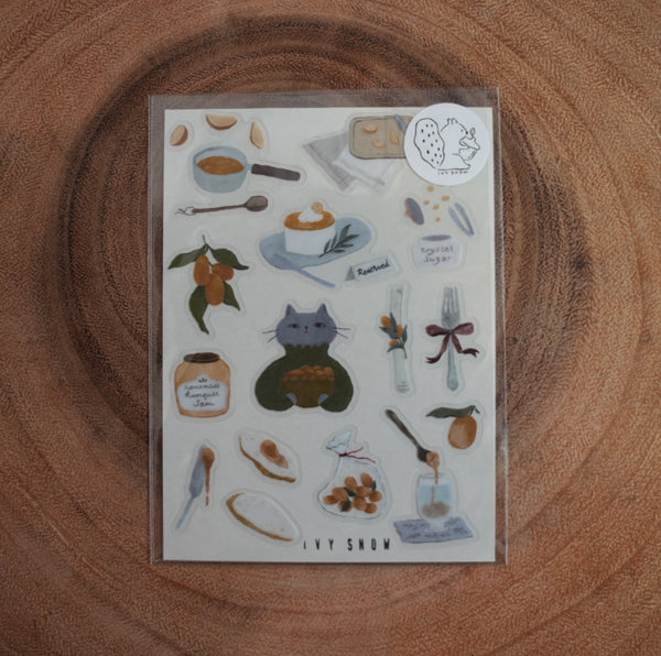 Ivy Snow Sticker, Kumquat | 森空貼紙, 金桔