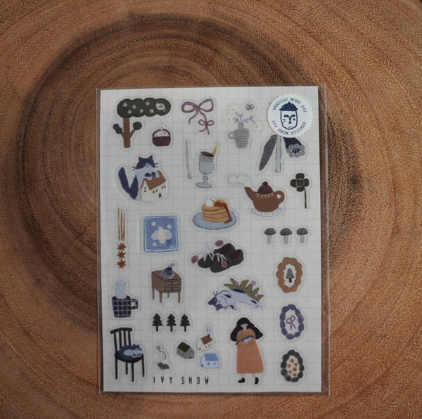 Ivy Snow Sticker, Mega| 森空貼紙, Mega