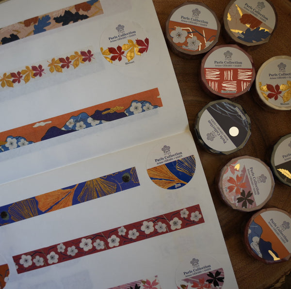 Ariane GERARD x SAIEN Paris collection gold foil washi tape