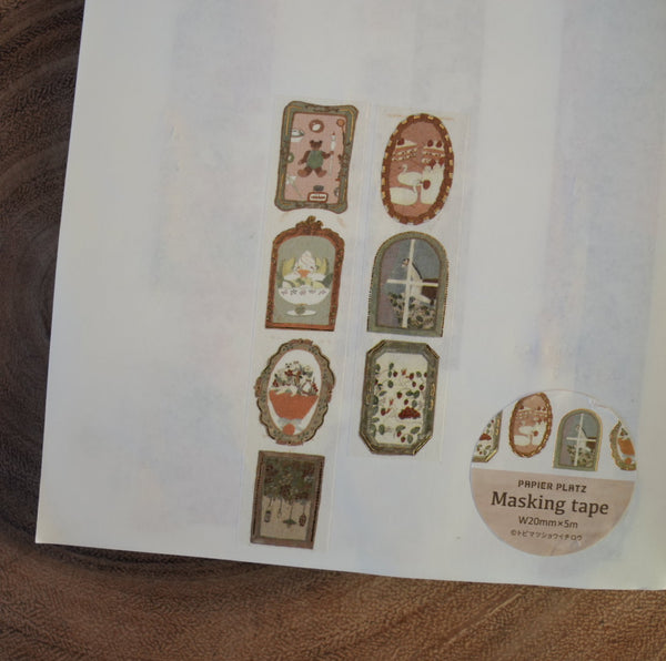 PAPIER PLATZ Shochirou Tobimatsu gold foil washi tape