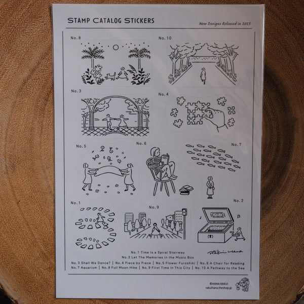Rakui Hana Stamp Stickers, Catalog 2023