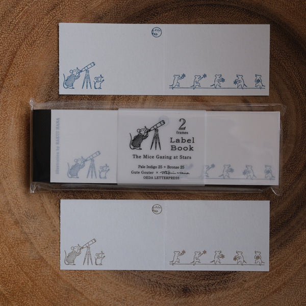 Rakui Hana, Label Book, The Mice Gazing at Stars