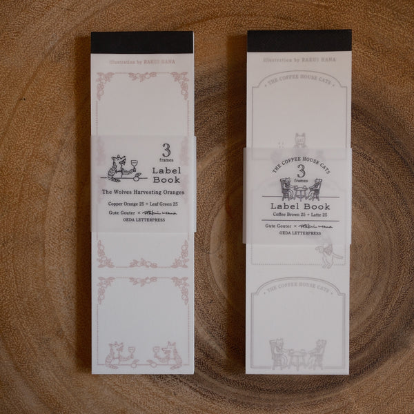 Rakui Hana, Label Book, Vertical