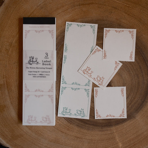Rakui Hana, Label Book, Vertical