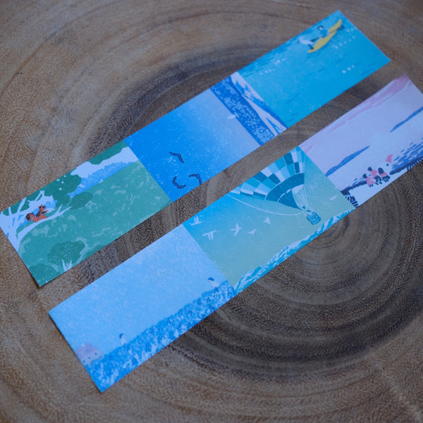 Rakuihana Rolled Labels, Letter in the Wind