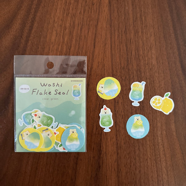 Furukawa Shiko Flake Seal, Summer Time | 古川紙工貼紙包, 夏日系列