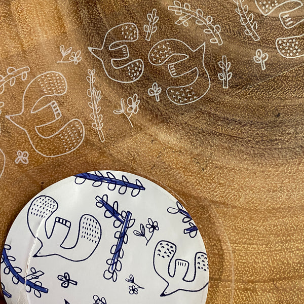 Evakaku OPP Tape, Flying Birds | 小島匠所封箱紙膠帶, 小鳥日和