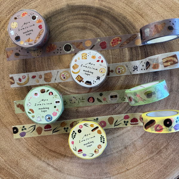 Ayu Iwashima washi tape, desserts
