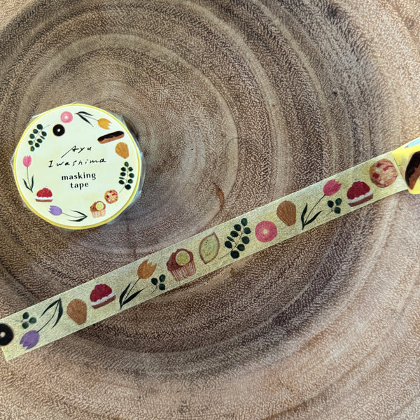 Ayu Iwashima washi tape, desserts