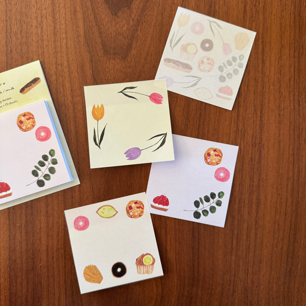 Ayu Iwashima Sticky Memo Pad, desserts | 甜點系列便簽本