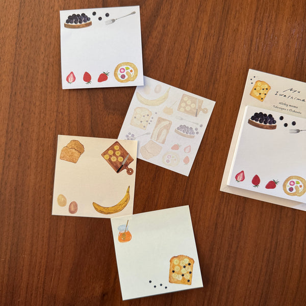 Ayu Iwashima Sticky Memo Pad, desserts | 甜點系列便簽本