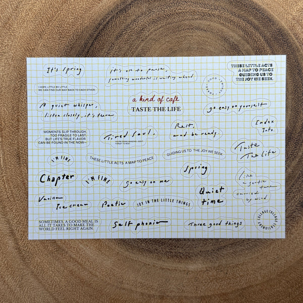 A Kind of Café Sticker, Sketch books | 什物貼紙, 繪本系列