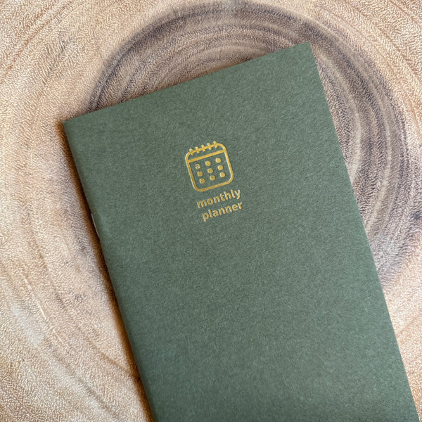 Monthly Notebook Set a.moment Notebook Insert, Monthly Planner | 手帳內芯 – a blank note