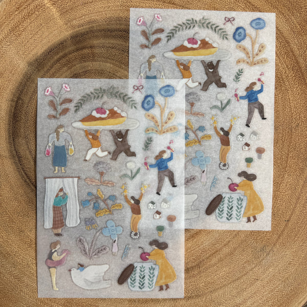 Ivy Snow Print-on Sticker, A Lovely Day | 森空轉印貼紙, A Lovely Day