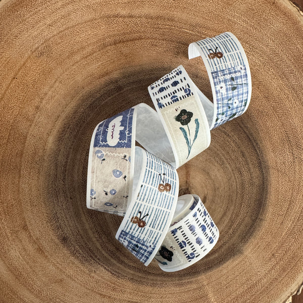 Pion Die-cut Washi Tape, Ten parts | Pion切模和紙膠帶，拾段
