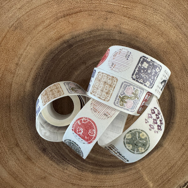 Pion Die-cut Washi Tape, Coaster | Pion切模和紙膠帶，杯墊
