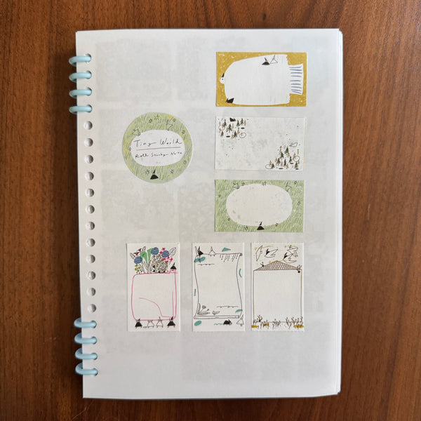 avocado mori Sticky Note Roll, Tiny World | 森酪梨付籤留言貼, 小小世界