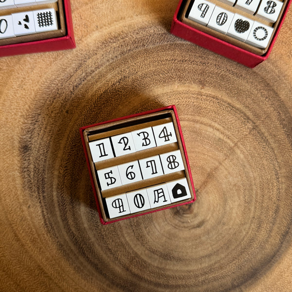 Petit Number Stamp Set | 迷你數字印章組