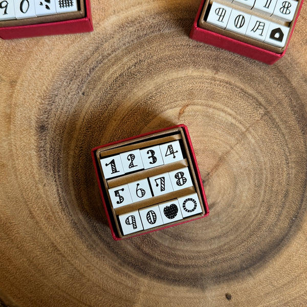Petit Number Stamp Set | 迷你數字印章組