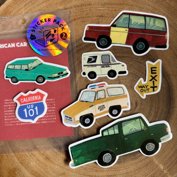 Greeting Life Inc. PVC Sticker Pack - Sodeyama Kahoko | 貼紙包