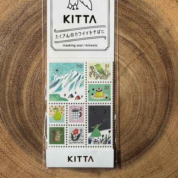 King Jim KITTA Postage Stamps Sticker | 錦宮 KITTA郵票標籤貼紙
