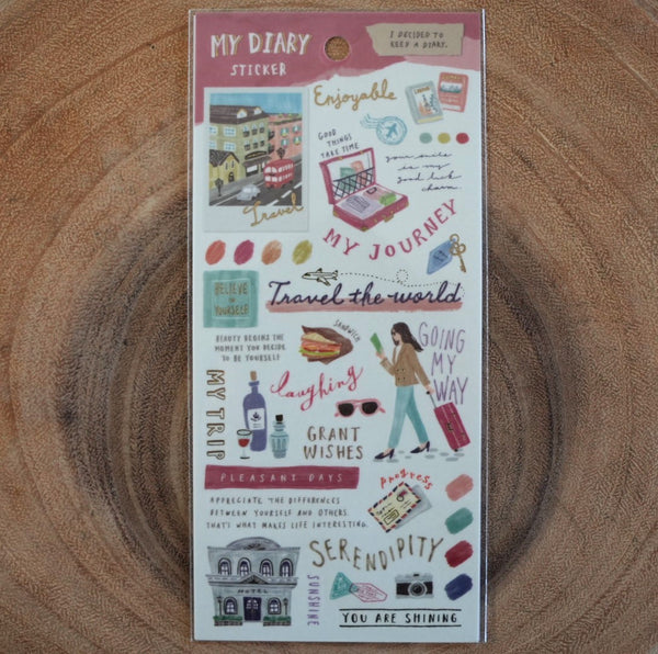 Mind Wave Sticker, My Diary | 日記系列貼紙