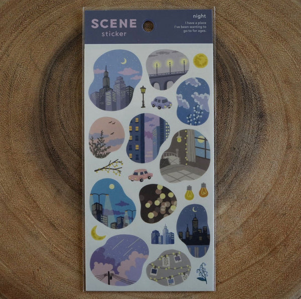 Mind Wave Sticker, Scene | 景系列貼紙 – a blank note