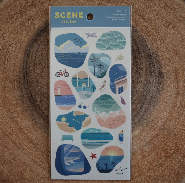 Mind Wave Sticker, Scene | 景系列貼紙