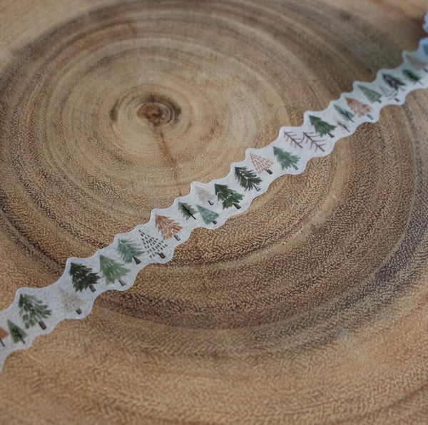 Mind Wave Die-cut Washi Tape, Cozy Forest | 閒適系列異形和紙膠帶 – a blank note Mind Wave Die-cut Washi Tape, Cozy Forest | 閒適系列異形和紙膠帶 – a blank note