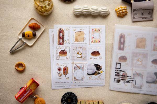 Pre-Order | Ours Postage Stamps Sticker, Sweet Hours | 漢克 x 庫巴郵票貼紙 甜美時刻