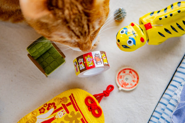 Pre-Order | Ours Sticker Label Roll, Little Lucky Friends | 漢克 x 庫巴標籤卷, 招福小隊
