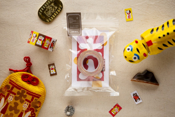 Pre-Order | Ours Sticker Label Roll, Little Lucky Friends | 漢克 x 庫巴標籤卷, 招福小隊