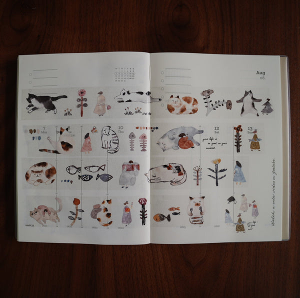 Pion PET Tape, Cat Girl | Pion紙膠帶