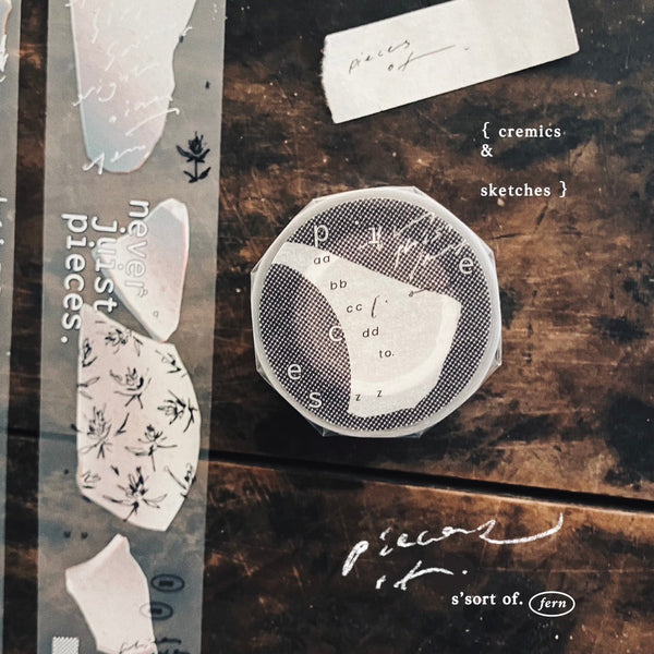 Somesortof.fern PET Tape, pieces of. | 羊君PET膠帶，pieces of.
