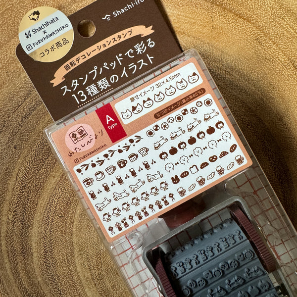 Shachihata x Furukawa Shiko Rotary Stamp, From Me | 寫吉達 x 古川紙工 旋轉印章