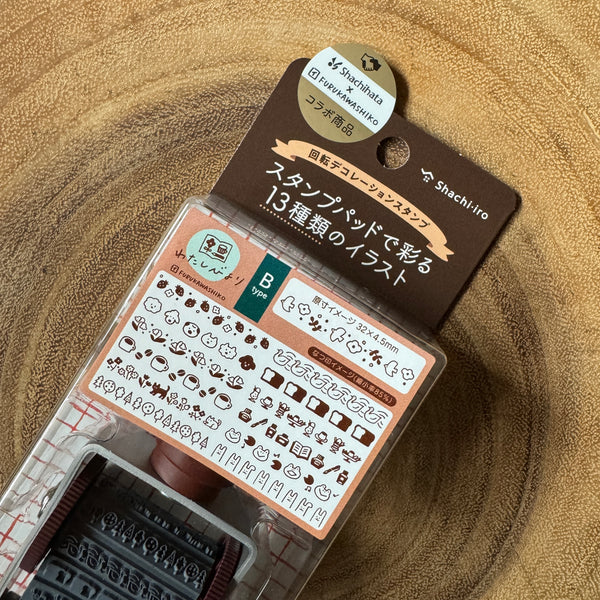 Shachihata x Furukawa Shiko Rotary Stamp, From Me | 寫吉達 x 古川紙工 旋轉印章