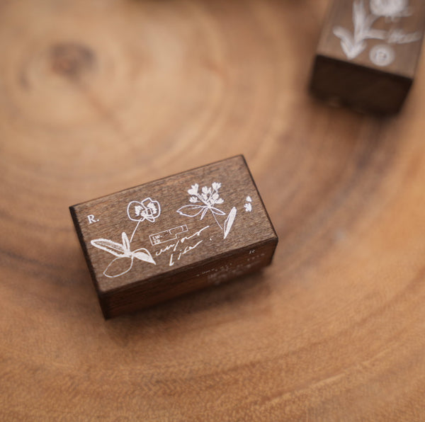 Somesortof.fern Stamp, Vintage Floral | 羊君, 復古花朵印章