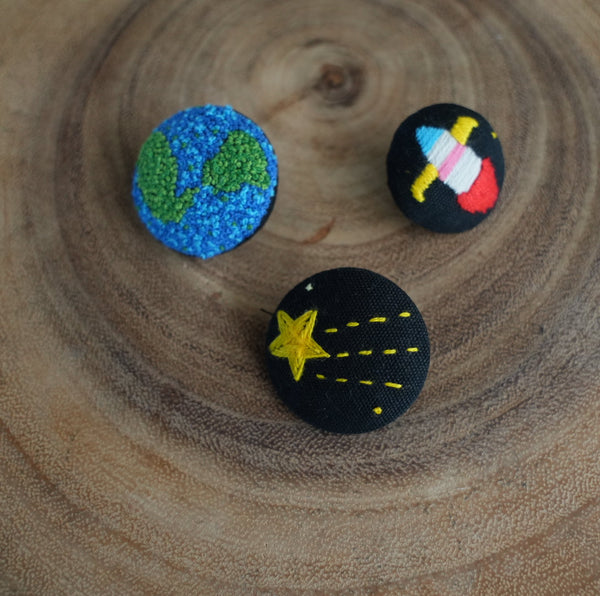 TC Crafts Studio Pin, The Space | 太空徽章
