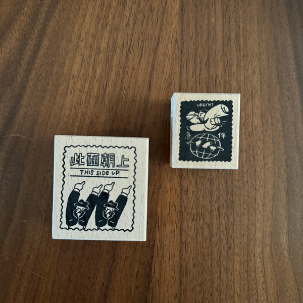 Yamadoro Stamp Set, Bird Office Mail | 山泥泥印章組