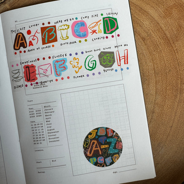 A Kind of Café PET Tape, The A to Z | 什物紙膠帶